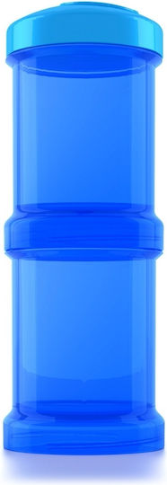 Twistshake Milk Powder Doser Blue Storage Container Pastel Blue 2x100ml 1pcs