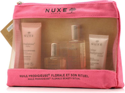 Nuxe Huile Prodigieuse Florale Skin Care Set for Cleaning Body Cleaning with Bubble Bath