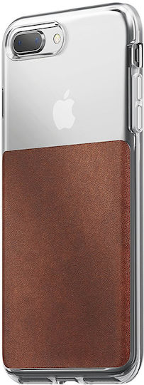 Nomad Back Cover Δερμάτινο Καφέ (iPhone 8/7 Plus)