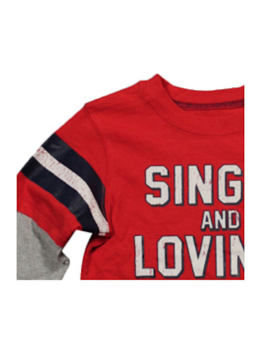 Kids' Shirt Long Sleeve Red