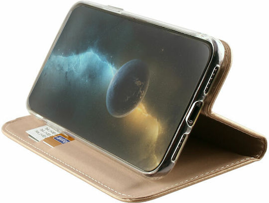 Volte-Tel Pocket Magnet Book Δερματίνης Χρυσό (Galaxy S10)