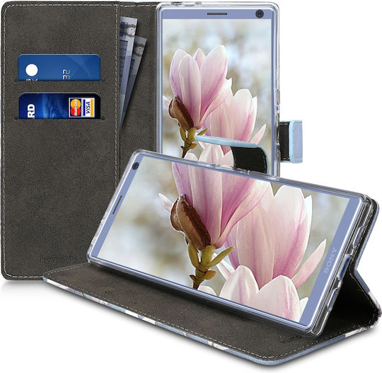 KWmobile Wallet Synthetic Leather Black (Xperia 10)