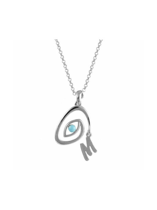 Amor Amor Necklace Eye from Silver