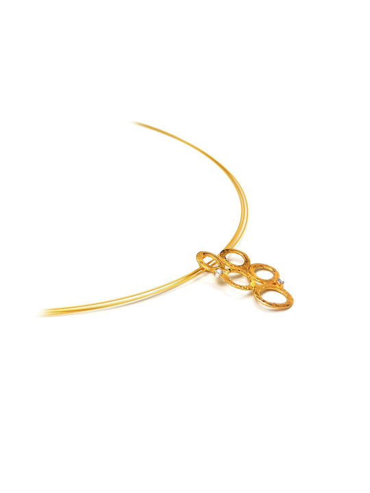 Polytimo Necklace from Gold 14K