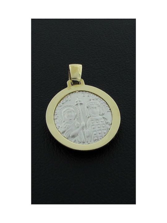 Mertzios.gr Halskette Doppelter Amulett Tierkreiszeichen