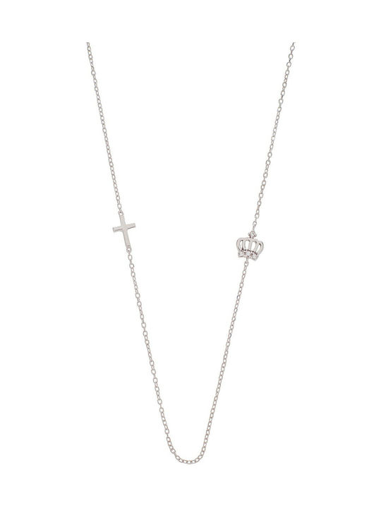 Vitopoulos Necklace from White Gold 14K