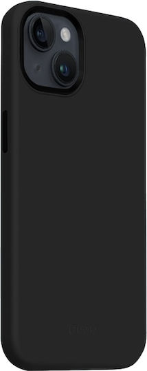 Crong Color Back Cover Σιλικόνης Μαγνητικό Μαύρο (iPhone 15 Plus)