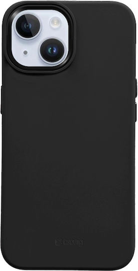 Crong Color Back Cover Σιλικόνης Μαγνητικό Μαύρο (iPhone 15 Plus)