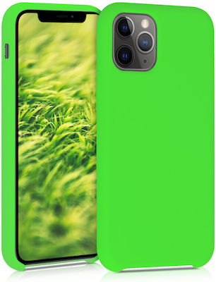 KWmobile Rubber Silicone Back Cover Durable Green (iPhone 11 ProRealme 11 Pro / 11 Pro+)