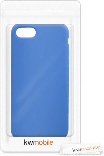 KWmobile Se Back Cover Σιλικόνης Ανθεκτική Μπλε (iPhone SE 2022/2020)