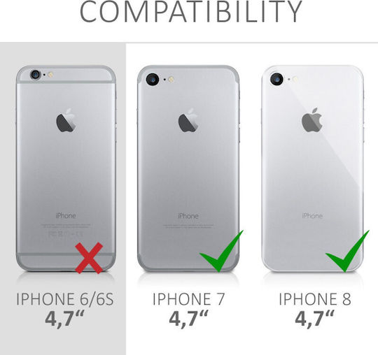 Kalibri Back Cover Πλαστικό 1mm Διάφανο (iPhone SE 2022/2020)