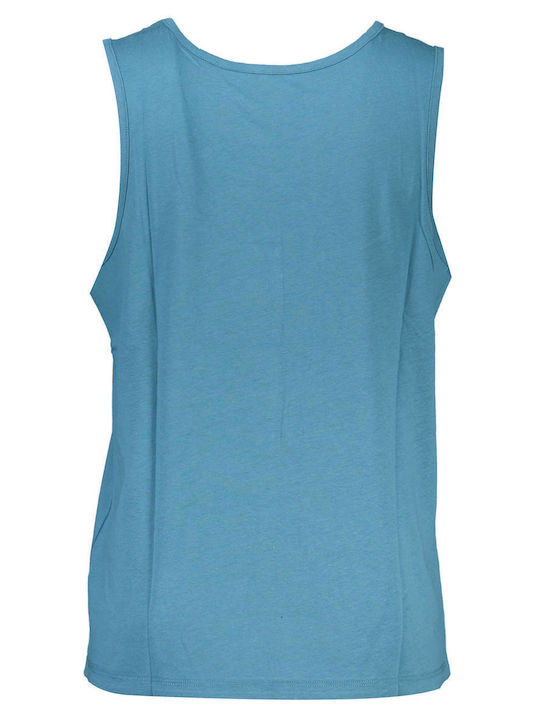 Gian Marco Venturi Men's Sleeveless Blouse Blue.