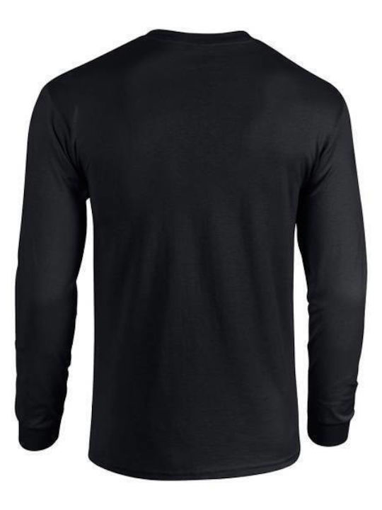 Takeposition Tie Men's Long Sleeve Blouse BLACK