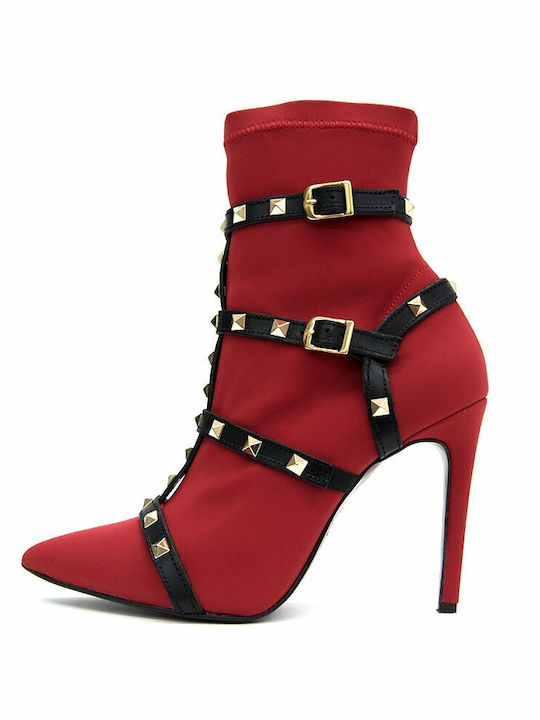 Makis Kotris Ankle Boots Κόκκινα
