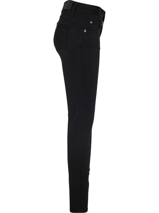 Divine Γυναικείο Jean Παντελόνι Μαύρο (22222/BLACK)