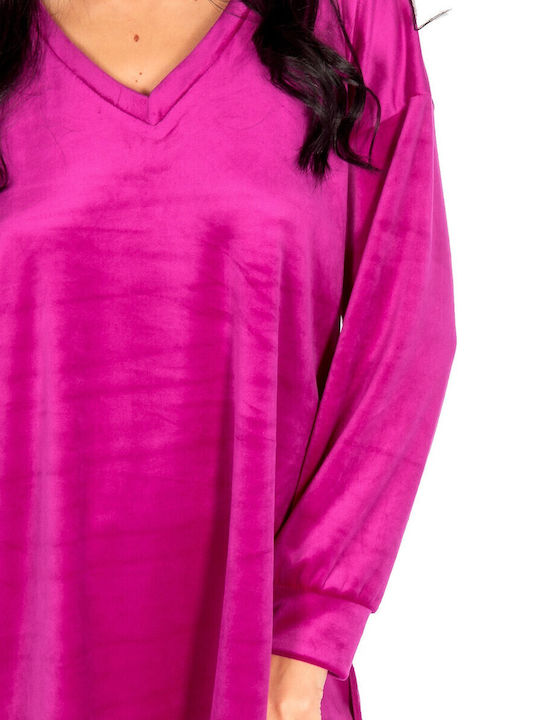 Women's Fuchsia Set with Pants