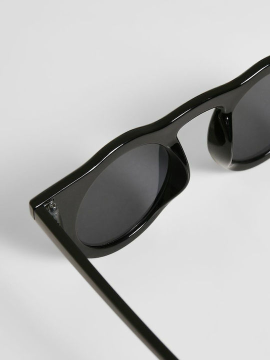 Urban Classics Malta Sunglasses with Black/Black Plastic Frame and Black Lens TB3579-00017