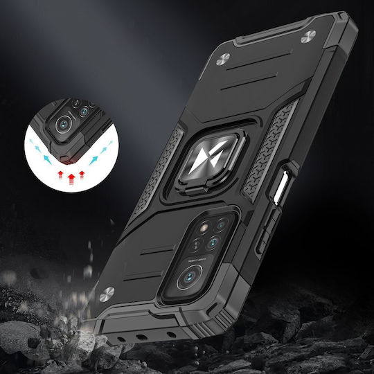 Wozinsky Ring Armor Back Cover Πλαστικό Κόκκινο (Galaxy A72)