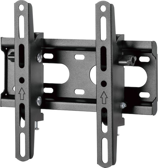 Powertech PT-1126 Βάση Τηλεόρασης Τοίχου έως 43" και 45kg Μαύρο