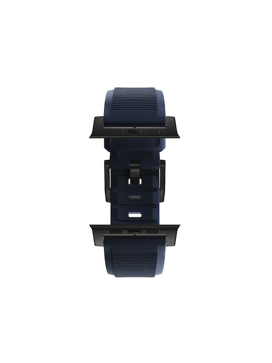 Nomad Sport Rugged Strap V2 FKM Strap Silicone Atlantic Blue Black (Apple Watch 44/45/46mm/Ultra 49mm)