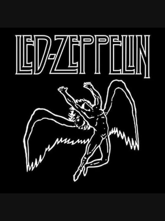 Takeposition Γυναικείο T-shirt με Στάμπα Led Zeppelin Μαύρο