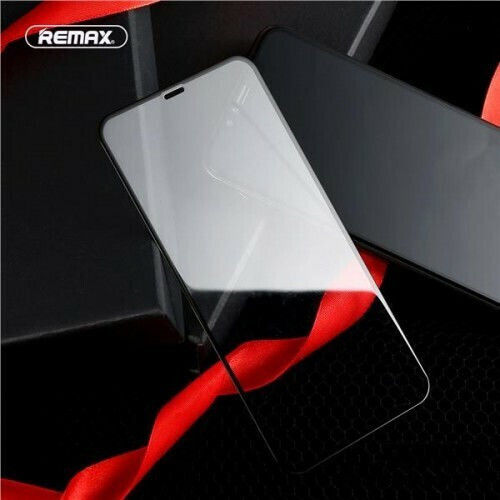 Remax Emperor 9D Vollflächig gehärtetes Glas Schwarz (iPhone 11 Pro Max)