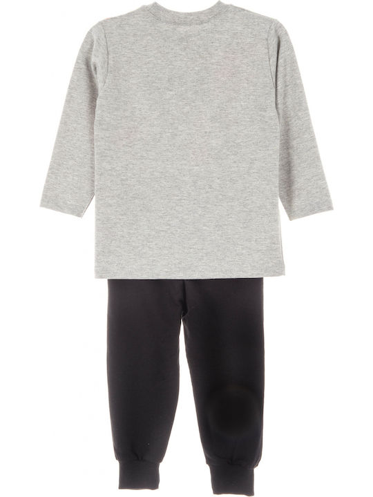 Frenzy Kids Sweatpants Set Grey Black 2pcs