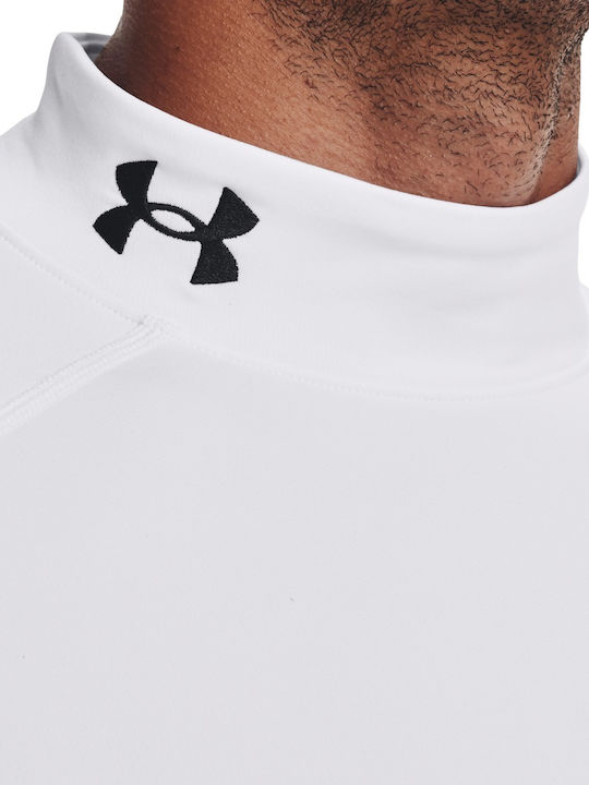 Under Armour Ανδρική Ισοθερμική Μακρυμάνικη Μπλούζα Compression Λευκή