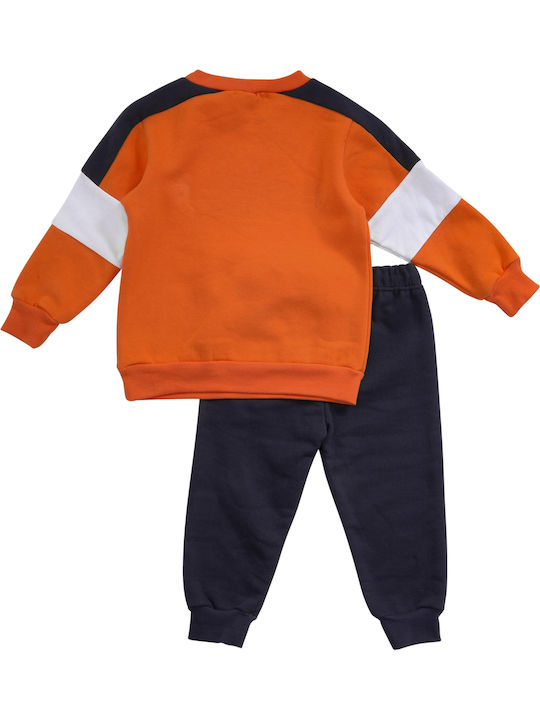 Frenzy Kids Sweatpants Set Orange 2pcs