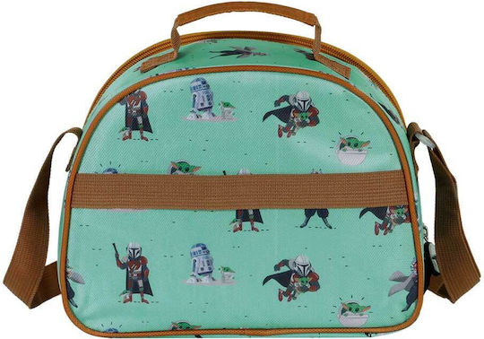 Karactermania 3D School Insulated Shoulder Kids' Lunch Bag 4L Green Star Wars 20x10x25.5cm