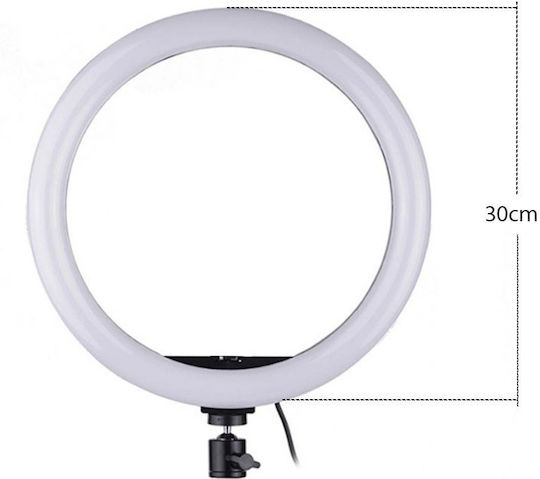 Volte-Tel Ring Light 30.48cm με Βάση για Κινητό
