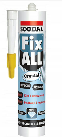 Soudal Σφραγιστική Σιλικόνη Ξύλου Διάφανη 290ml