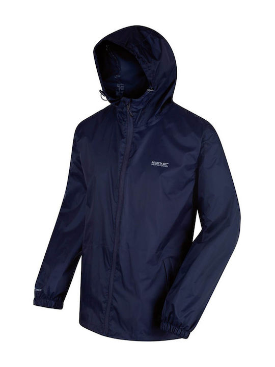 Winter Jacket Waterproof and Windproof Navy Blue