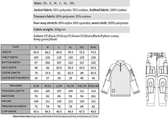 8 Fields Uniformă Militară