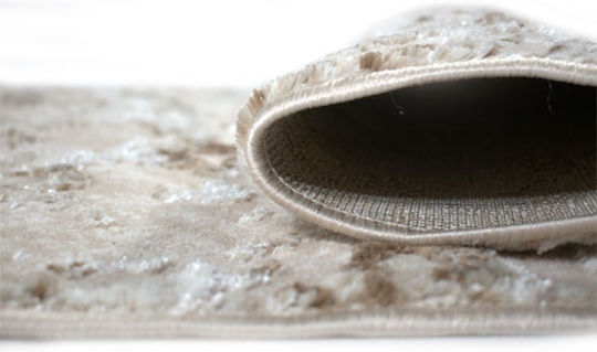 SpitiBazaar Teppich Rechteckig Synthetisch,Polyester/Cotton/Leather Beige