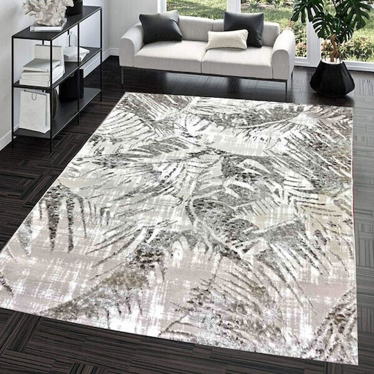 SpitiBazaar Teppich Rechteckig Synthetisch,Polyester/Cotton/Leather Beige