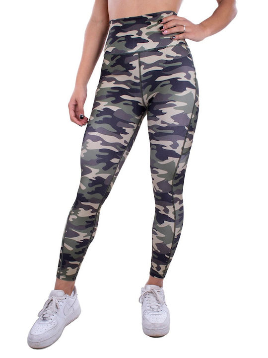 Axidwear Frauen Leggings Hochgeschnitten & Push Up Multicolor