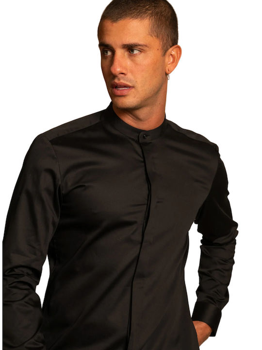 Hugo Boss Men's Shirt Long Sleeve Black.