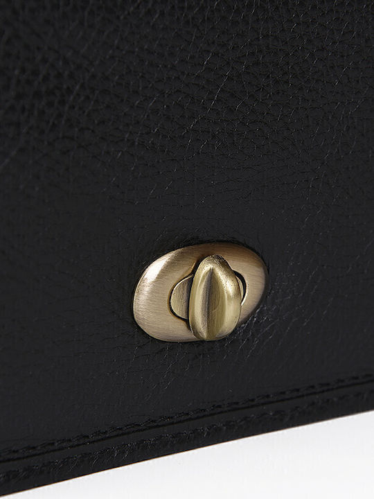 Leder Herrentasche Geldbörse Schwarz