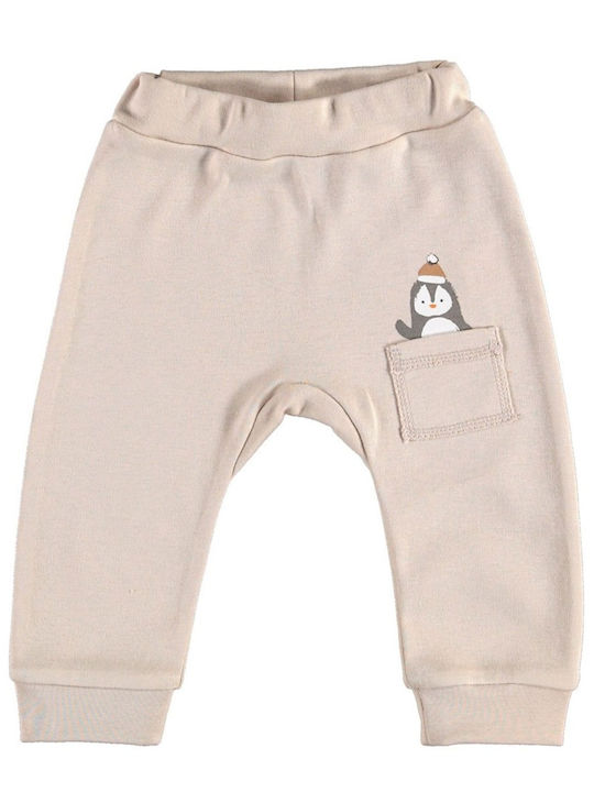 Set Pentru Copii Cu Pantaloni Și Haină Iarnă 3 Bucăți Bej