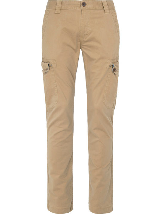 Travis Hose Cargo Splashed clay beige