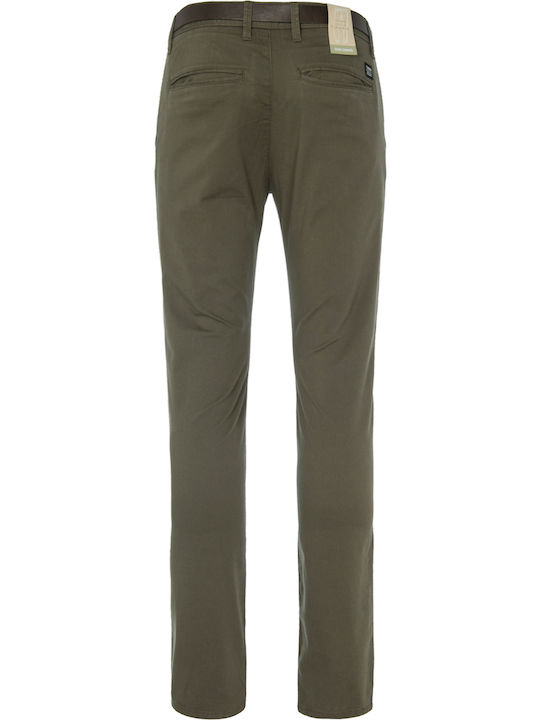 Trousers in Skinny Fit 10669/GRAPE LEAF GREEN