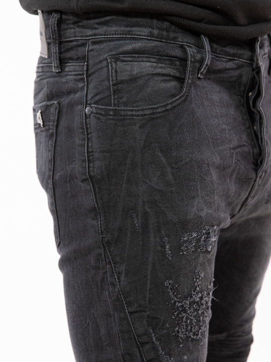 New Denim Men's Trousers in Loose Fit Black