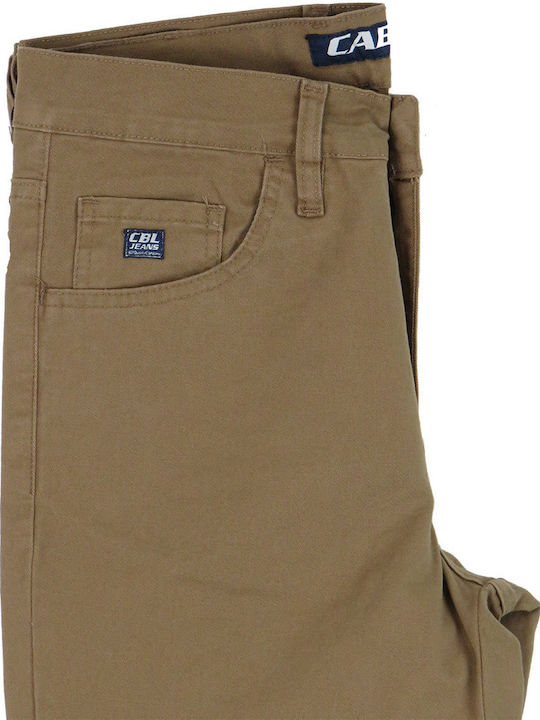 Cabell Jeans Men's Trousers Elastic Camel