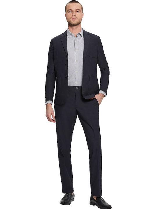 'myron' Παντελόνι Chino Smart blue