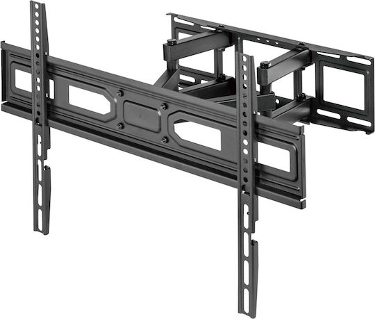 Powertech PT-1130 Βάση Τηλεόρασης Τοίχου με Βραχίονα έως 80" και 40kg Μαύρο