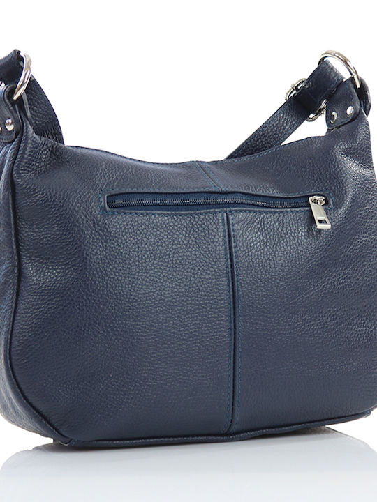 Passaggio Leather Leather Women's Bag Crossbody Blue