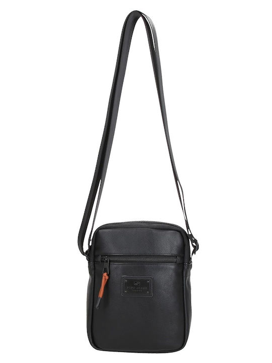 Egham Herrentasche Schulter / Crossbody Schwarz