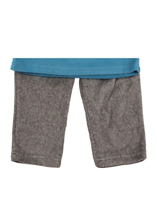 Kids' Set with Pants Winter 2pcs Light Blue