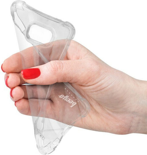Beeyo Umschlag Rückseite Silikon Transparent (Huawei P10 Lite)